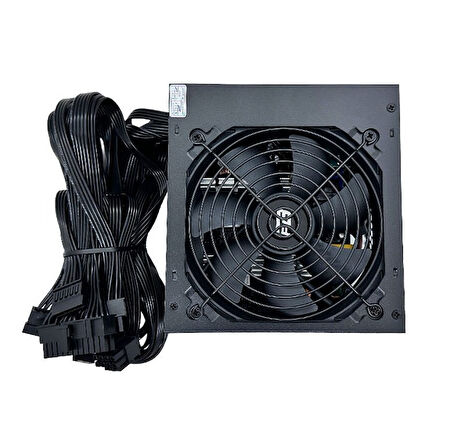 PowerBoost PB600AB 600W APFC 2*PCI-E 6+2 Pin 12cm Siyah Fanlı ATX PSU (Bulk)