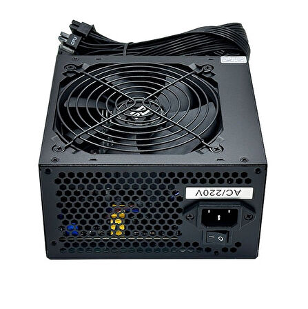 PowerBoost PB600AB 600W APFC 2*PCI-E 6+2 Pin 12cm Siyah Fanlı ATX PSU (Bulk)