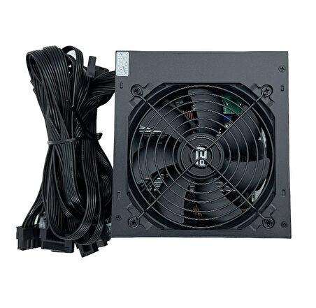 PowerBoost PB600AR 600W APFC 2*PCI-E 6+2 Pin 12cm Siyah Fanlı ATX PSU (Retail Box)