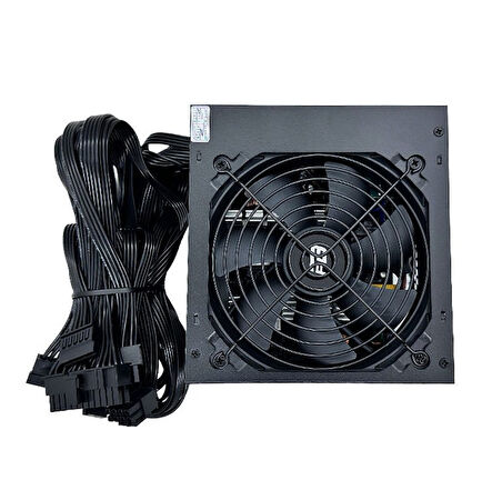 PowerBoost PB600WB 600W 80+ White APFC 4*PCI-E 6+2 Pin 12cm Siyah Fanlı ATX PSU (Bulk)