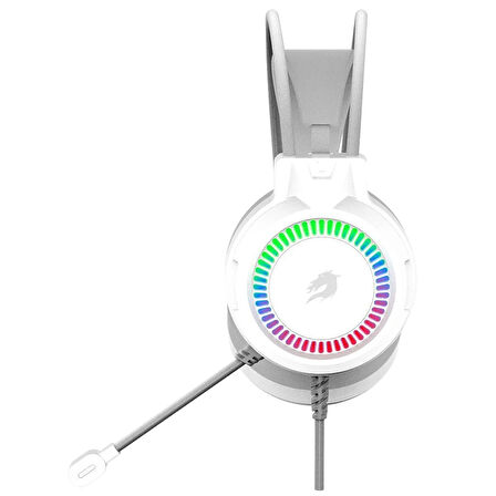 GameBooster H02W Hammer Beyaz RGB Streo Gaming Kul