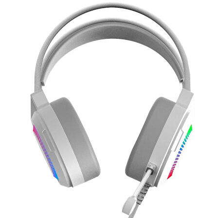 GameBooster H02W Hammer Beyaz RGB Streo Gaming Kul