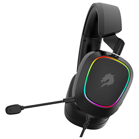 GameBooster H23B Nemesis RGB USB 7.1 Siyah Profesyonel Gaming Kulaklık