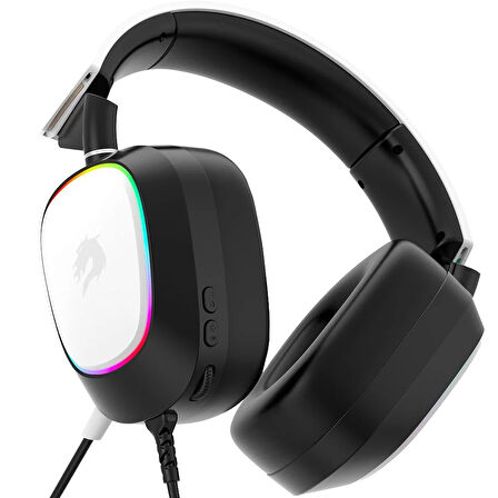 GameBooster H23W Nemesis RGB USB 7.1 Beyaz Profesyonel Gaming Kulaklık
