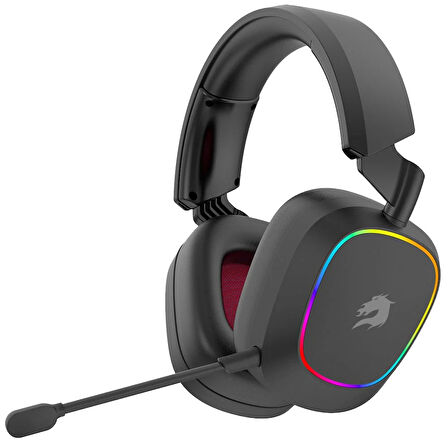 GameBooster WBH23B Nemesis PRO RGB Wireless 2.4G+BT Siyah Kablosuz Gaming Kulaklık