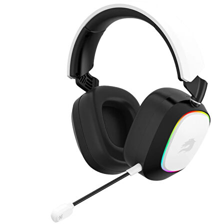 GameBooster WBH23W Nemesis PRO RGB Wireless 2.4G+BT Beyaz Gaming Kulaklık