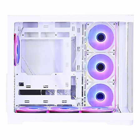 GameBooster Sea View GB-G2852W 750W 80+ Bronz USB 3.2 ARGB ATX Mid Tower Beyaz Kasa