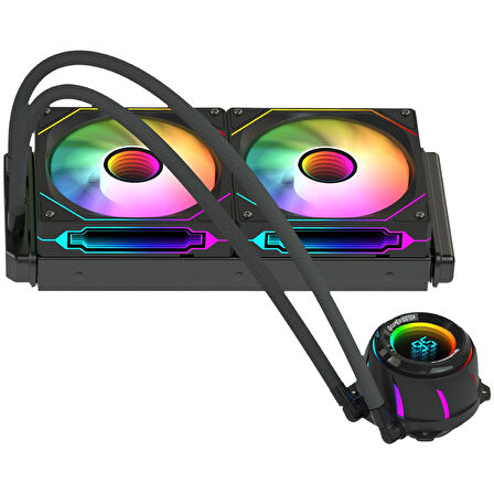 GameBooster BLADE 240B ARGB 240mm Siyah İşlemci Sıvı Soğutucu GB-LCS-BL240B