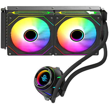 GameBooster BLADE 240B ARGB 240mm Siyah İşlemci Sıvı Soğutucu GB-LCS-BL240B