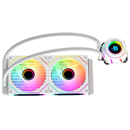 GameBooster BLADE 240W ARGB 240mm Beyaz İşlemci Sıvı Soğutucu GB-LCS-BL240W