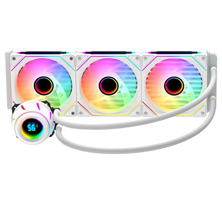 GameBooster BLADE 360W ARGB 360mm Beyaz İşlemci Sıvı Soğutucu GB-LCS-BL360W