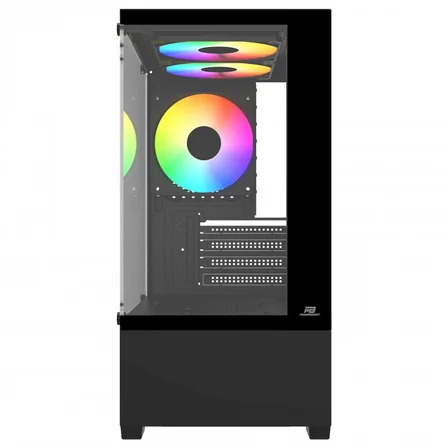 POWERBOOST PB-M5001B SEA VIEW M-ATX 3X RAINBOW FAN SİYAH AKVARYUM 500W GAMING KASA