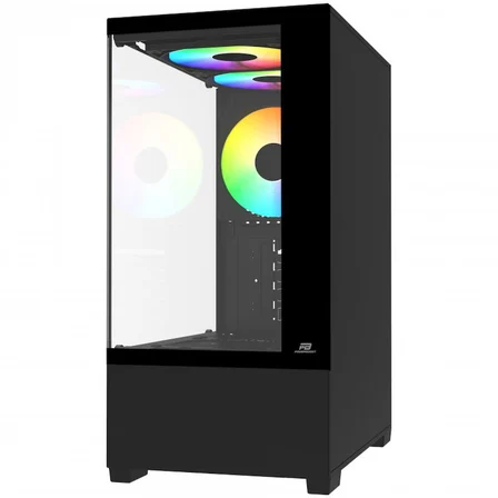 POWERBOOST PB-M5001B SEA VIEW M-ATX 3X RAINBOW FAN SİYAH AKVARYUM 500W GAMING KASA