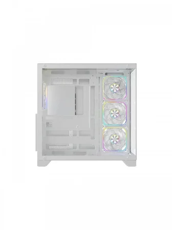 POWERBOOST PB-C9025W SEA VIEW ATX 4X ARGB PWM FAN 80+ BRONZE BEYAZ AKVARYUM 750W GAMING KASA