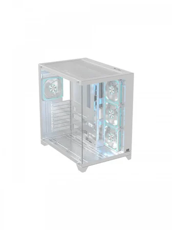 POWERBOOST PB-C9025W SEA VIEW ATX 4X ARGB PWM FAN 80+ BRONZE BEYAZ AKVARYUM 750W GAMING KASA