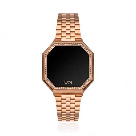 UPWATCH EDGE MINI SWAROVSKI MATTE ROSE GOLD KADIN KOL SAATİ