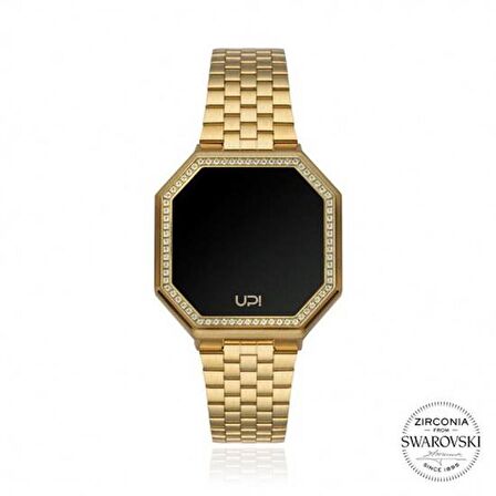 UPWATCH EDGE MINI 33MM SWAROVSKI® ZIRCONIA MATTE GOLD KADIN / KIZ KOL SAATİ