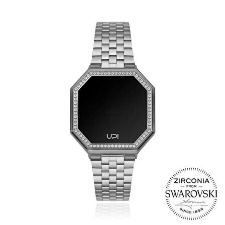 UPWATCH EDGE MINI 33MM SWAROVSKI® ZIRCONIA SILVER KADIN KOL SAATİ