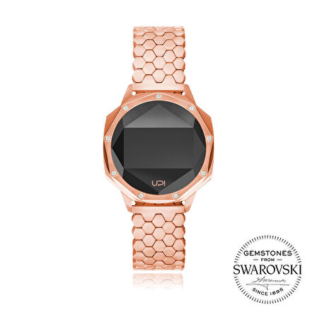 UPWATCH ICONIC ROSE NINE SET WITH SWAN TOPAZ +