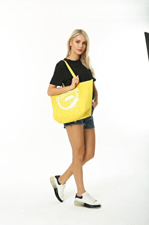 Baghashtag Summer Beach Bag Plaj Çantası Sarı