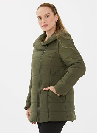 Selen Haki Kadın Mont 22KSL6026