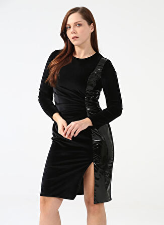 Selen Siyah Kadın Elbise 22KSL7208