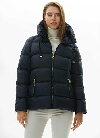 Selen Lacivert Kadın Mont 23KSL6052