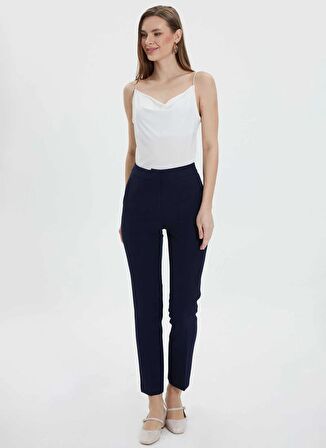 Selen Normal Bel Standart Siyah Kadın Pantolon 24YSL5166
