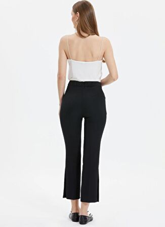 Selen Normal Bel Standart Siyah Kadın Pantolon 24YSL5194