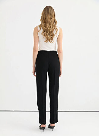 Selen Normal Bel Standart Siyah Kadın Pantolon 25YSL5345