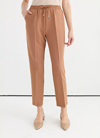 Selen Normal Bel Standart Deve Tüyü Kadın Pantolon 25YSL5347