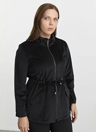 Selen Normal Siyah Kadın Ceket 25KSL1532