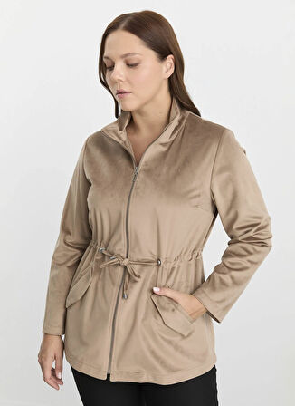 Selen Normal Vizon Kadın Ceket 25KSL1532