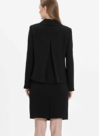 Selen Standart Siyah Kadın Ceket 25YSL1457