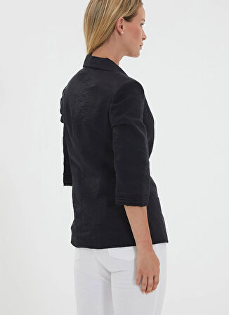 Selen Standart Siyah Kadın Ceket 25YSL1460