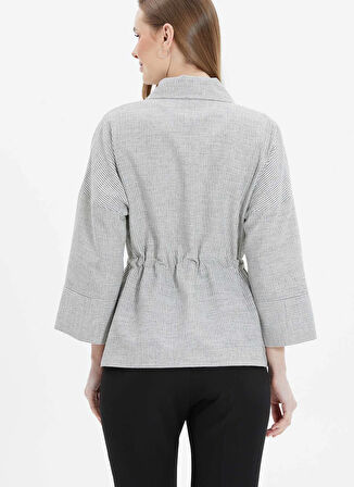 Selen Standart Siyah Kadın Ceket 25YSL1461