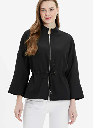 Selen Standart Siyah Kadın Ceket 25YSL1463