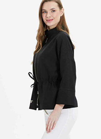 Selen Standart Siyah Kadın Ceket 25YSL1463