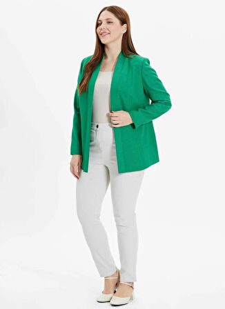Selen Normal Yeşil Kadın Ceket 25YSL1464-BB
