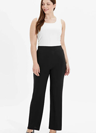 Selen Normal Bel Normal Siyah Kadın Pantolon 25YSL5355-BB