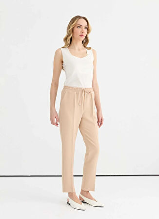 Selen Normal Bel Standart Taş Kadın Pantolon 25YSL5347