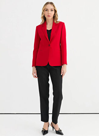 Standart Kırmızı Kadın Ceket 25YSL1448