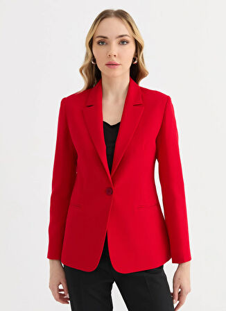 Standart Kırmızı Kadın Ceket 25YSL1448
