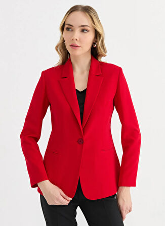 Standart Kırmızı Kadın Ceket 25YSL1448