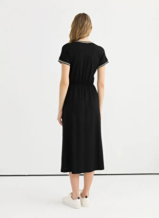 Selen Siyah Kadın Elbise 25YSL7589
