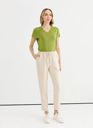 Selen Normal Bel Standart Taş Kadın Pantolon 25YSL5368