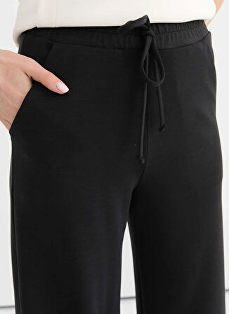 Selen Normal Bel Standart Siyah Kadın Pantolon 25YSL5366