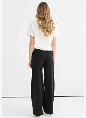 Selen Normal Bel Standart Siyah Kadın Pantolon 25YSL5366