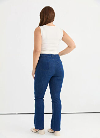 Selen Normal Bel Normal Mavi Kadın Pantolon 25YSL5386-BB