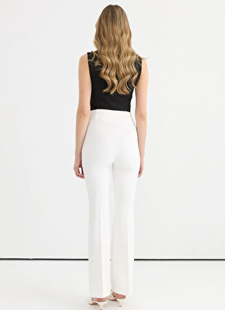 Selen Normal Bel Standart Siyah Kadın Pantolon 25YSL5384